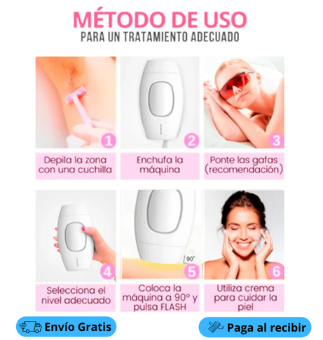 🌹Nueva Depiladora Laser Permanente IPL PRO 🌹 + Gafas De Protección 😎 | (ÚLTIMO DÍA DEL 47% DE DESCUENTO)